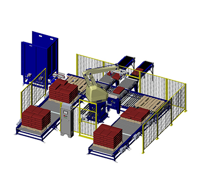 Fuji Palletizing Robots Layout: 3-LW